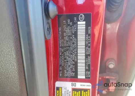 2020 Lexus Es 350 Ultra Luxury z USA, uszkodzony, nr VIN 58AFZ1B10LU069591